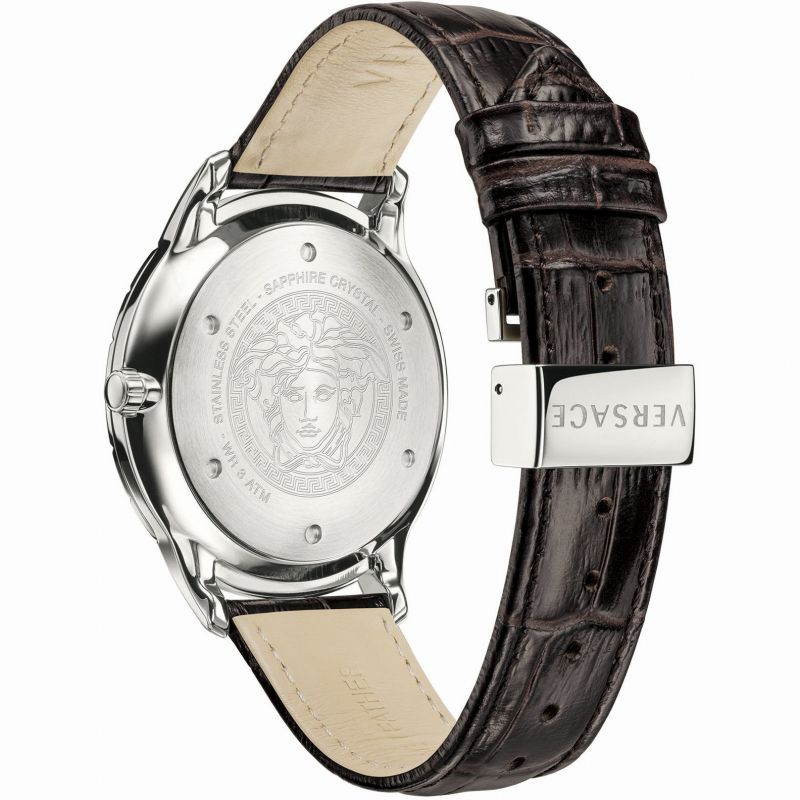 Versace Men's Watch Univers GMT White Brown VEBK00118