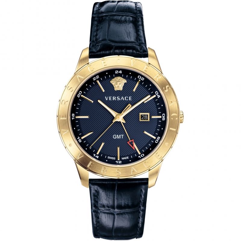 Versace Men's Watch Univers GMT Blue VEBK00318