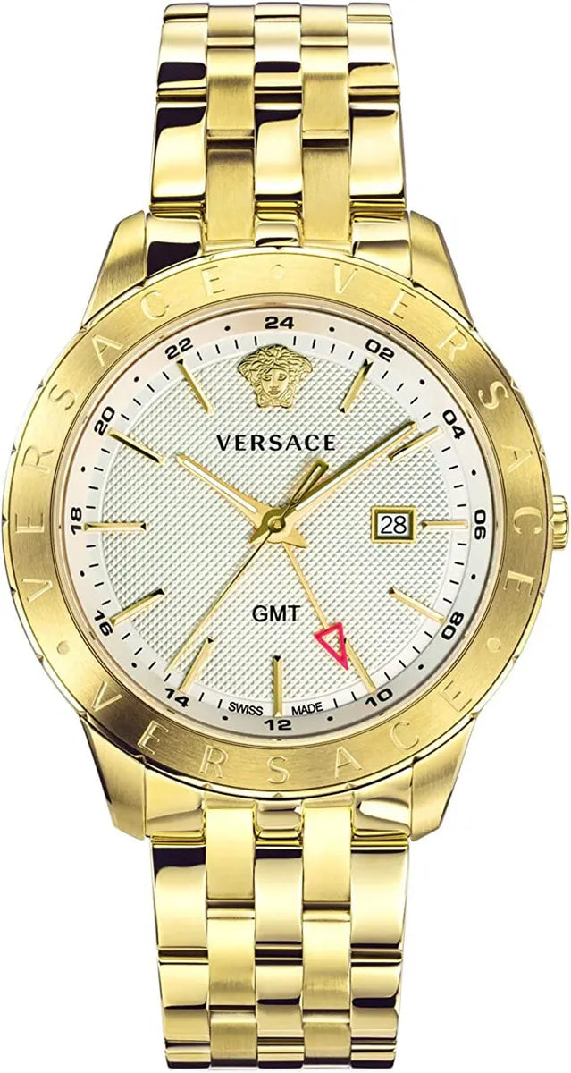 Versace Men's Watch Univers GMT Gold Bracelet VEBK00518