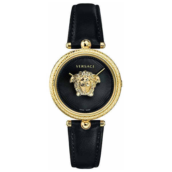 Versace Ladies Watch Palazzo Empire 34mm Black Gold VECQ00118