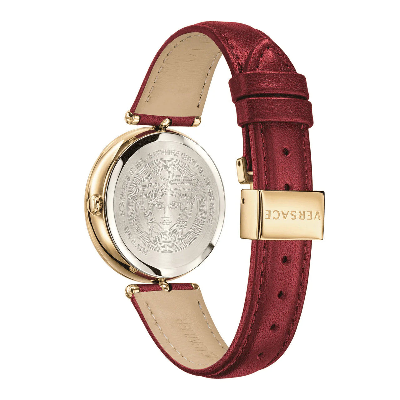 Versace Ladies Watch Palazzo Empire 34mm Red Gold VECQ00418