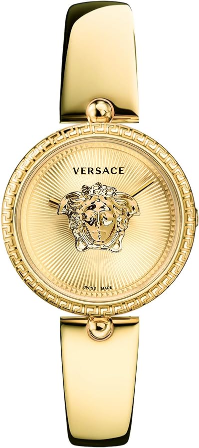 Versace Ladies Watch Palazzo Empire 34mm Gold Band VECQ00618