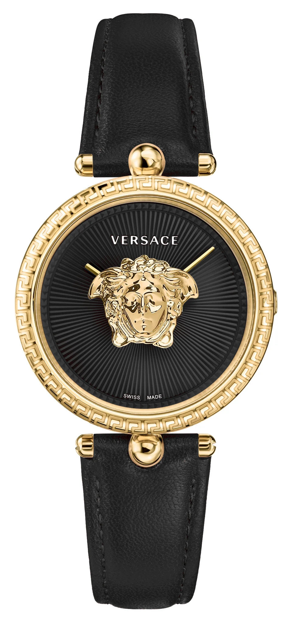Versace Ladies Watch Palazzo Empire 34mm Black Gold VECQ01120
