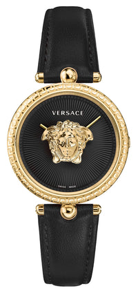 Thumbnail for Versace Ladies Watch Palazzo Empire 34mm Black Gold VECQ01120