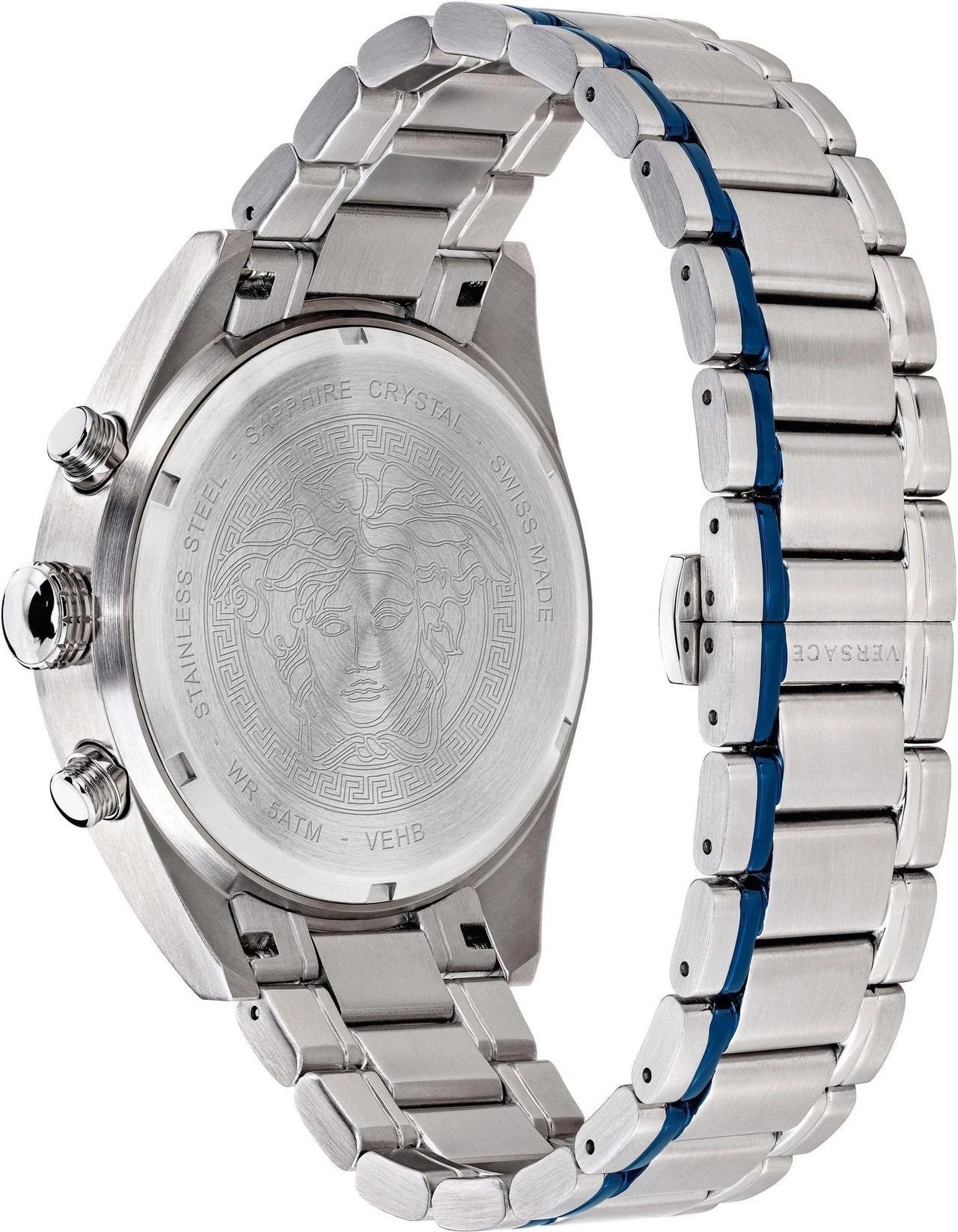 Versace Men's Watch V-Chrono Blue Bracelet VEHB00519