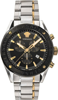 Thumbnail for Versace Men's Watch V-Chrono Black Bracelet VEHB00619