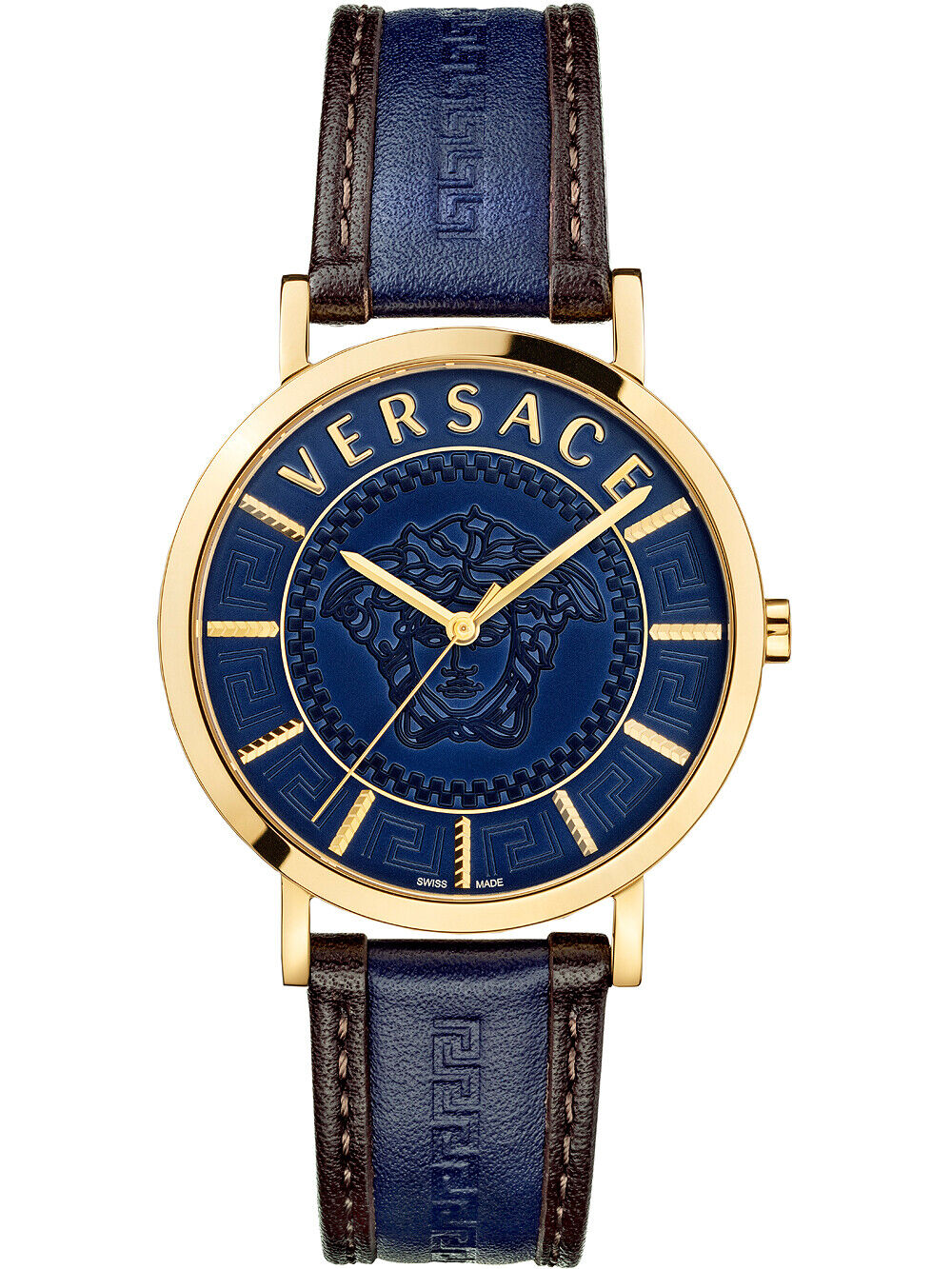 Versace Men's Watch V-Essential Blue VEJ400321