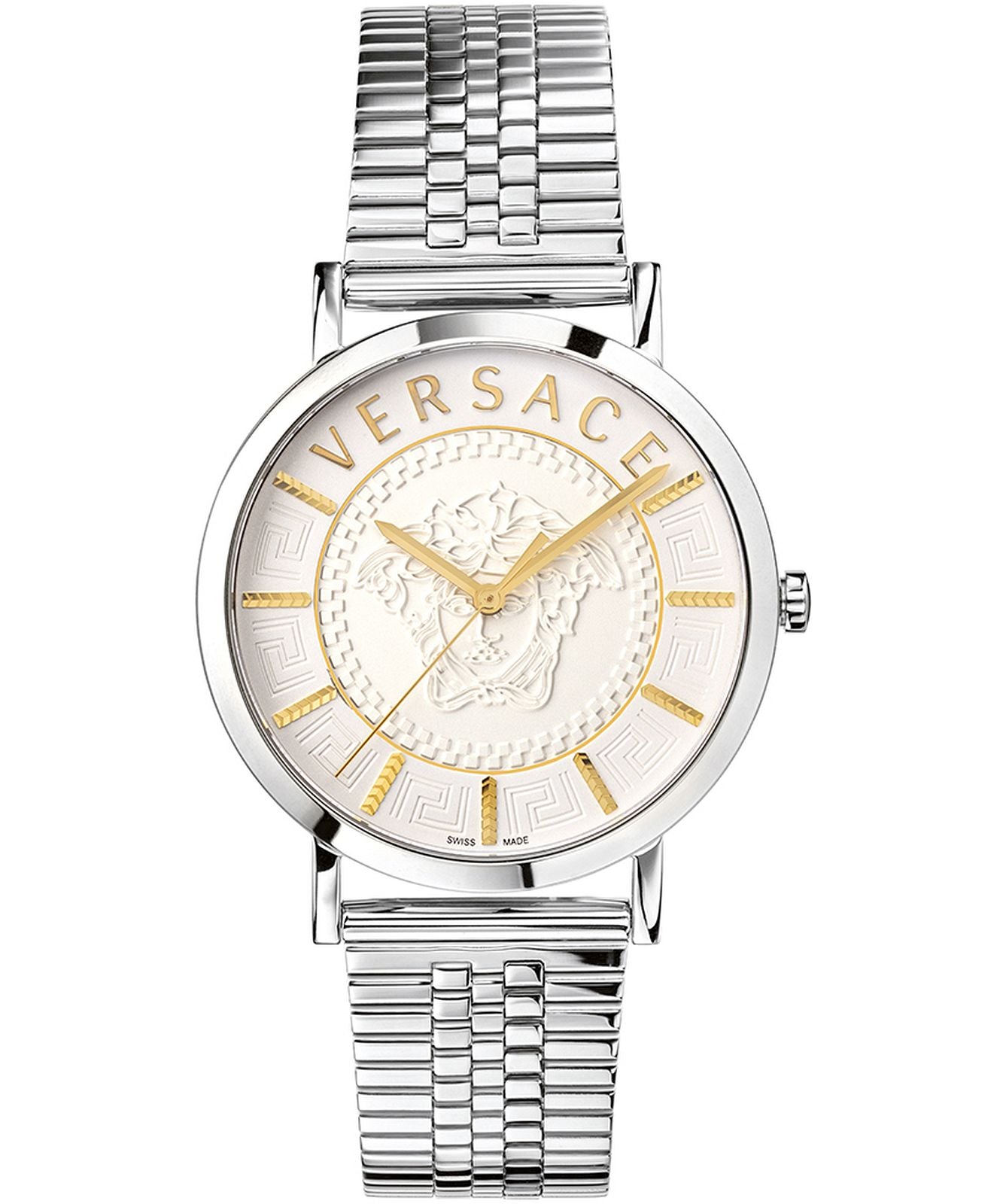 Versace Men's Watch V-Essential White Bracelet VEJ400421