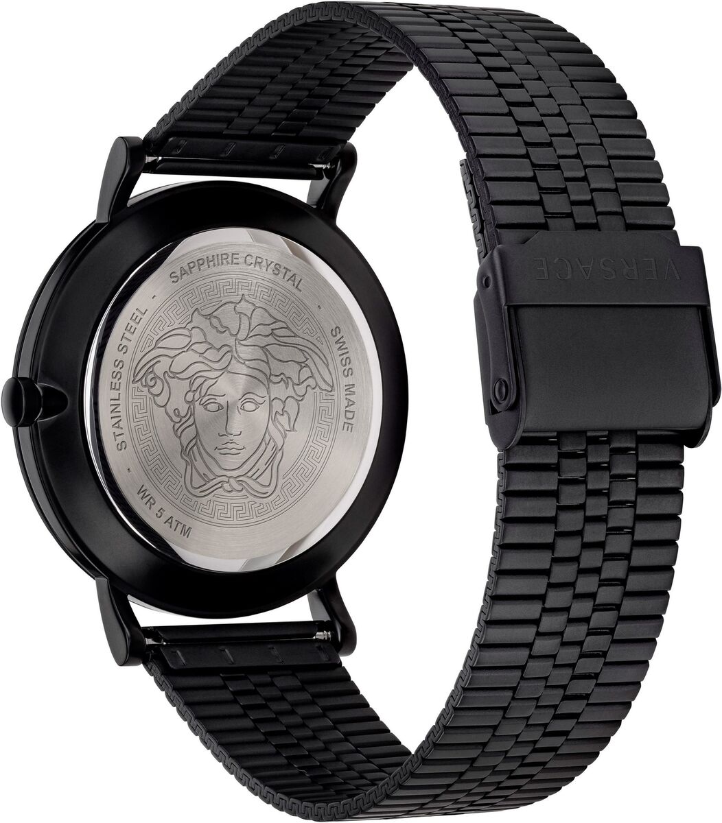 Versace Men's Watch V-Essential Black Bracelet VEJ400621