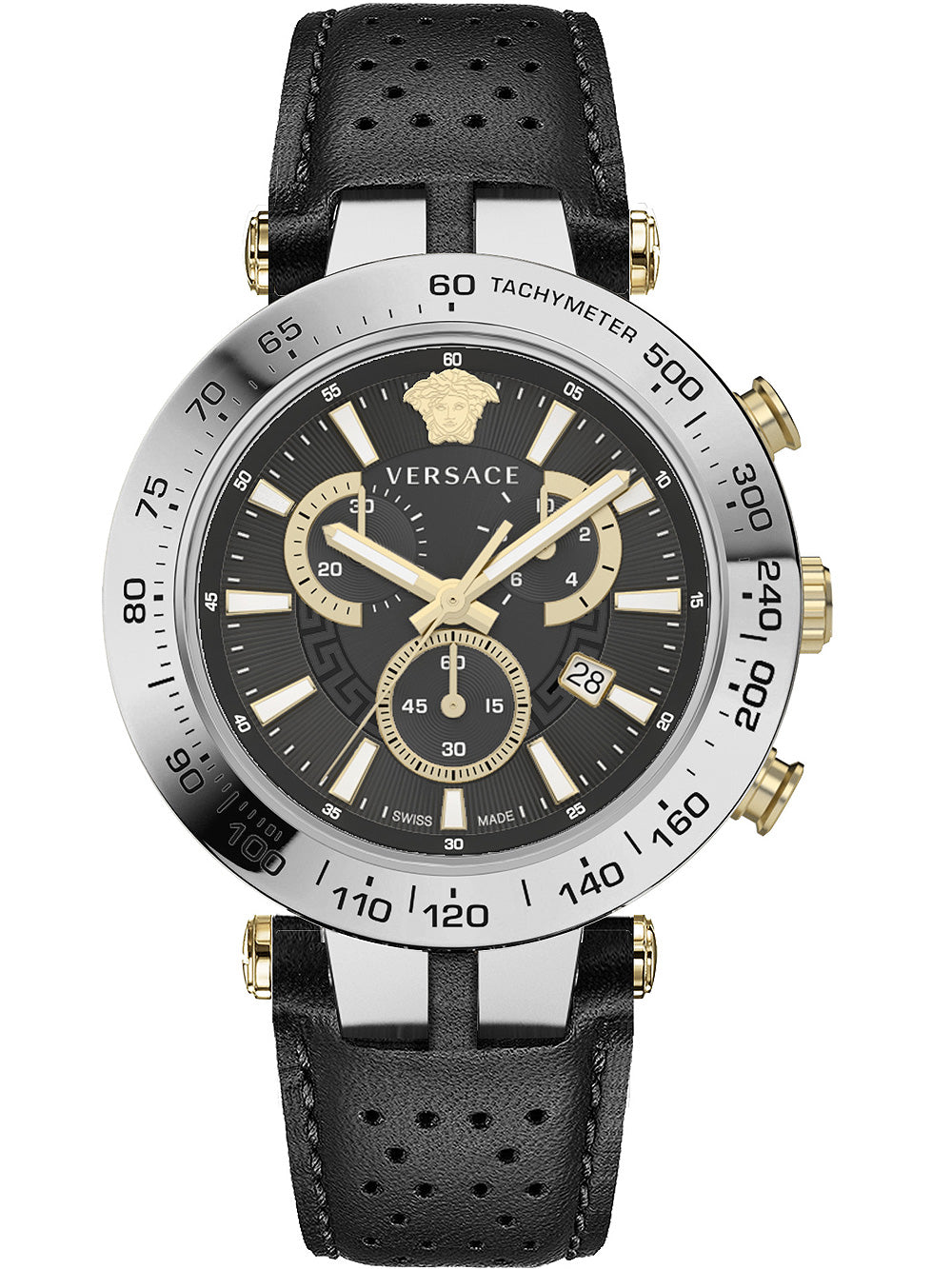 Versace Men's Watch Bold Chrono 46mm Black VEJB00222