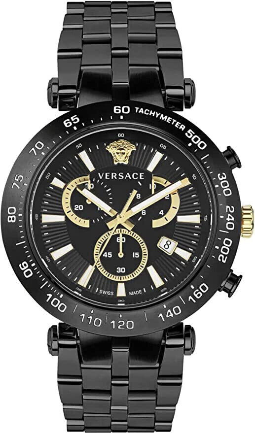 Versace Men's Watch Bold Chrono 46mm Black Bracelet VEJB00722