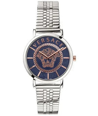 Thumbnail for Versace Ladies Watch V-Essential 36mm Blue Bracelet VEK400821