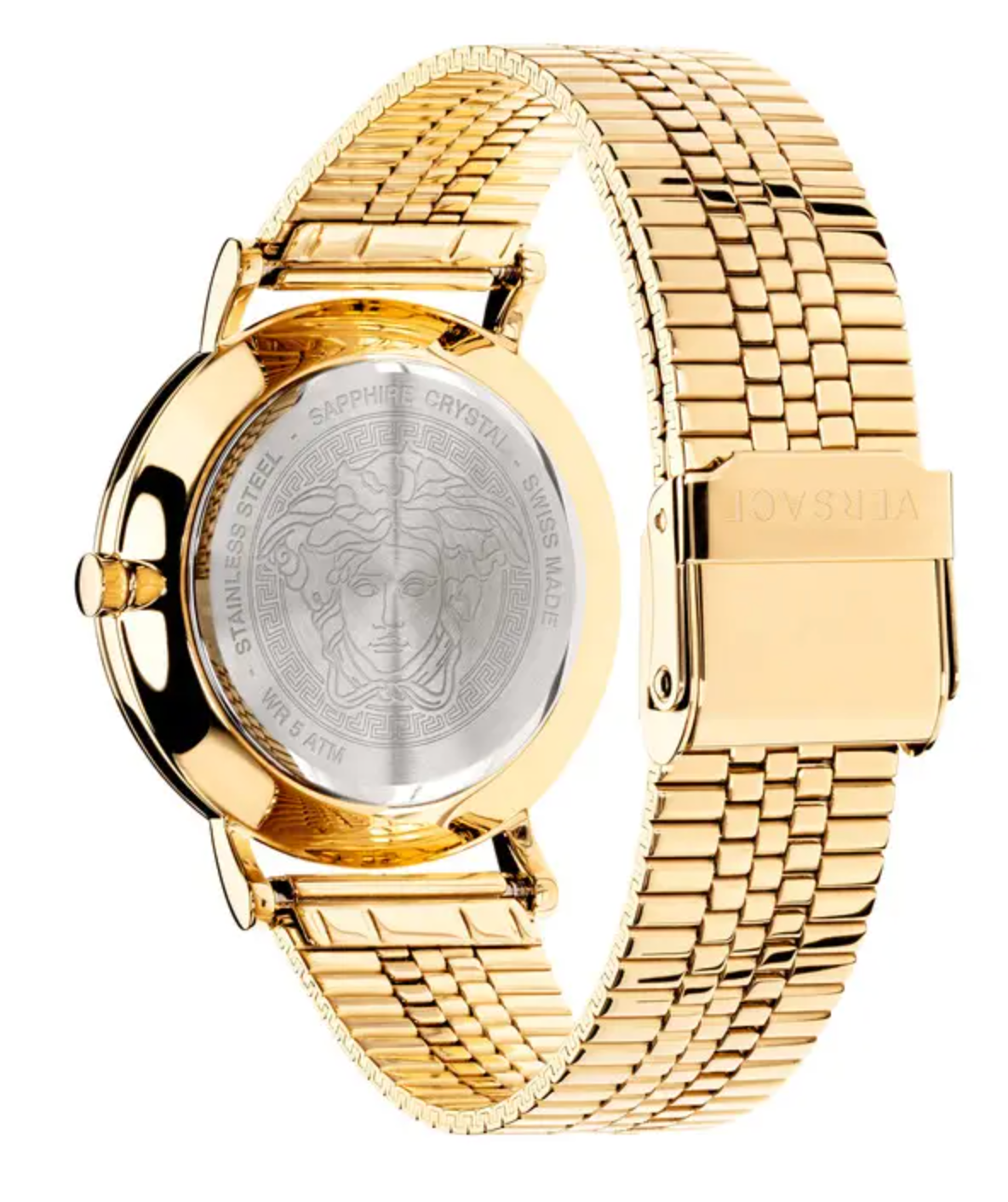 Versace Ladies Watch V-Essential 36mm Green Gold Bracelet VEK400921