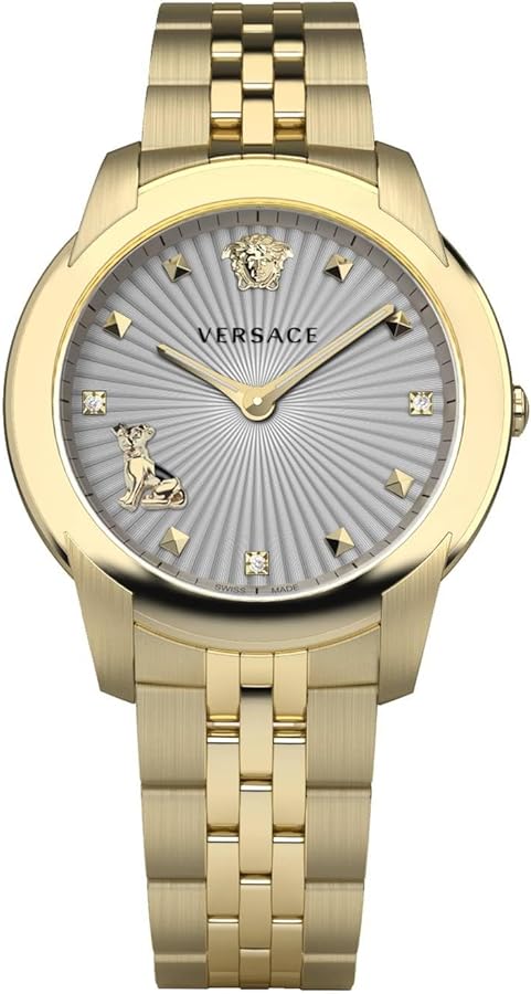 Versace Ladies Watch Audrey Gold Diamond Bracelet VELR01019
