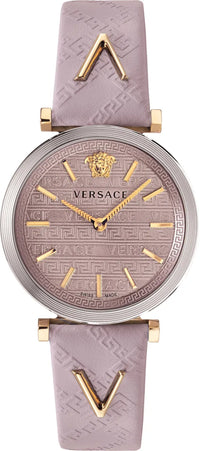 Thumbnail for Versace Ladies Watch V-Twist 36mm Lilac VELS00219