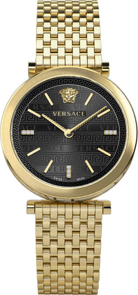 Thumbnail for Versace Ladies Watch V-Twist 36mm Black Diamond Bracelet VELS01119