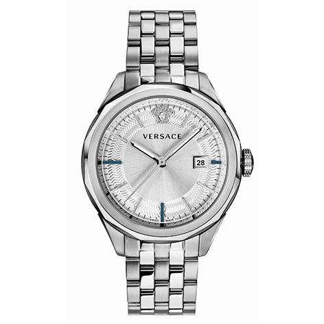 Versace Men's Watch Glaze Silver Bracelet VERA00518