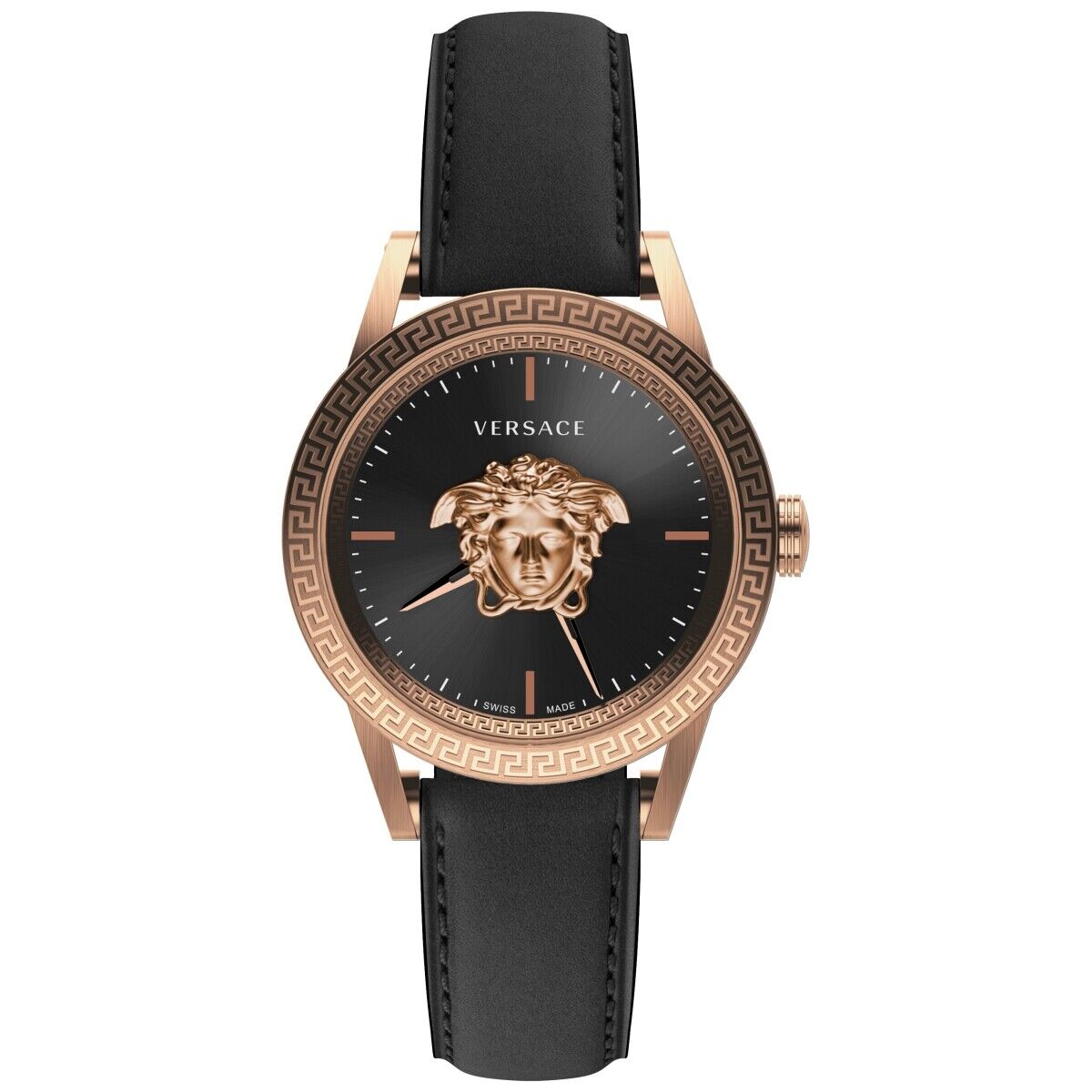 Versace Men's Watch Palazzo Empire 43mm Black Rose Gold VERD01420