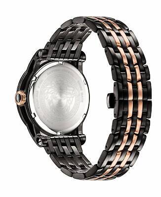 Versace Men's Watch Palazzo Empire Black Two-Tone Bracelet VERD01623