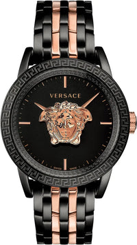 Thumbnail for Versace Men's Watch Palazzo Empire Black Two-Tone Bracelet VERD01623