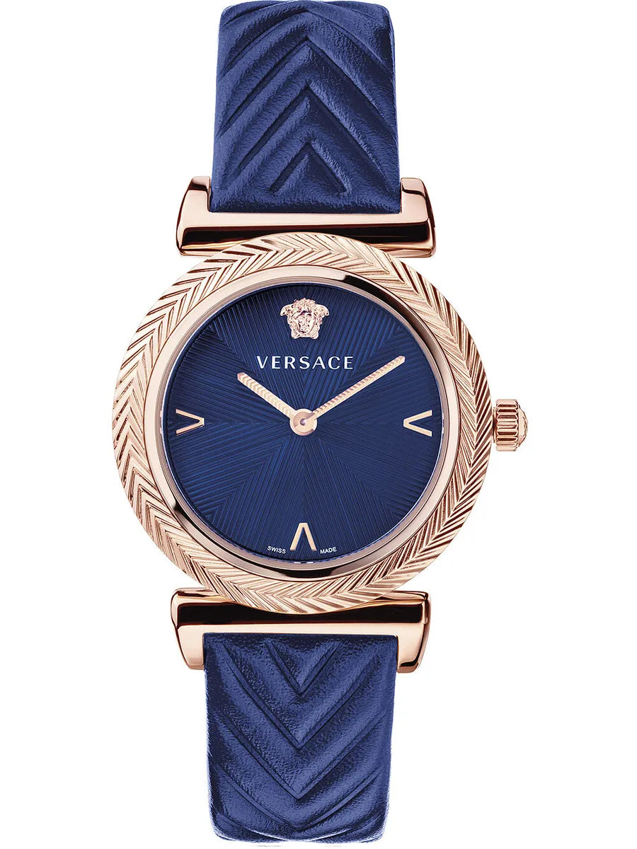 Versace Ladies Watch V-Motif 35mm Blue VERE01720