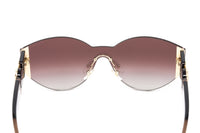 Thumbnail for Versace Women's Sunglasses Rimless Cat Eye Beige VE2224 53406K