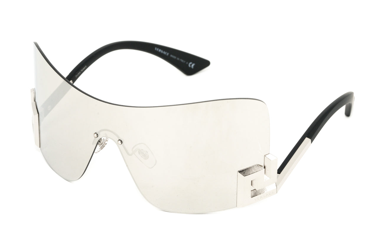 Vintage Silver Blue Rimless | 400% UV Protection | Premium & Stylish Retro  Metal Sunglasses for Men & Women (Small)
