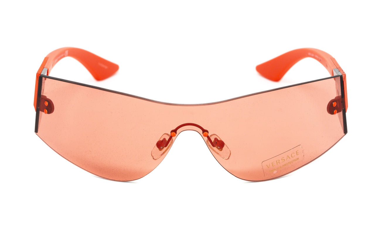 Versace Women's Sunglasses Rimless Shield Red VE2241 147884