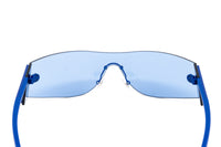 Thumbnail for Versace Women's Sunglasses Rimless Shield Blue VE2241147972