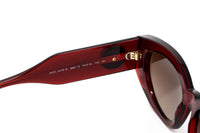 Thumbnail for Versace Women's Sunglasses Cat Eye Burgundy/Brown VE4376B388/13