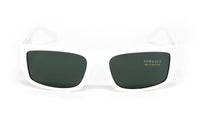 Thumbnail for Versace Unisex Sunglasses Rectangular White/Green VE4385 532771