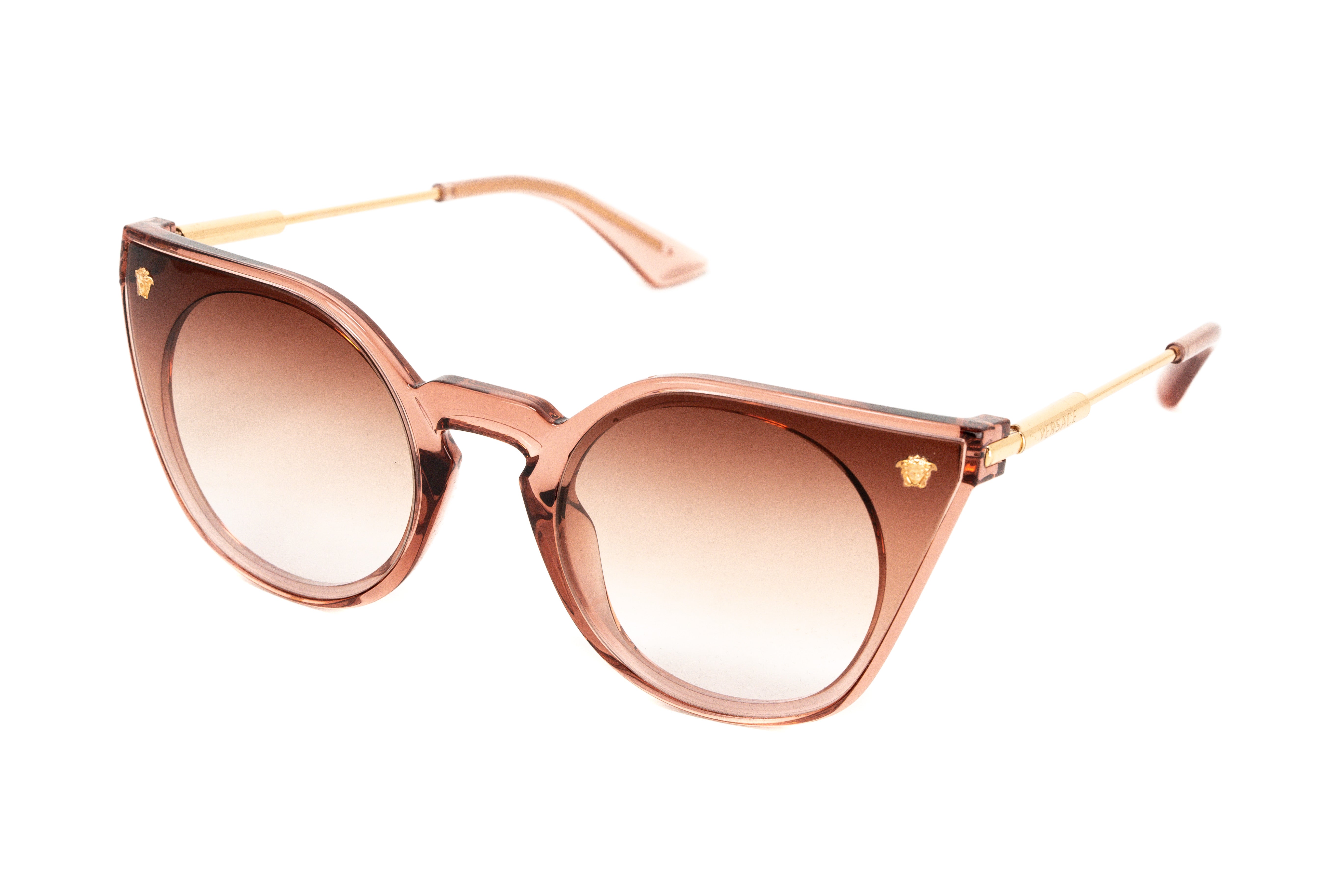 Versace Women's Sunglasses Square Pink/Gold VE441053220P