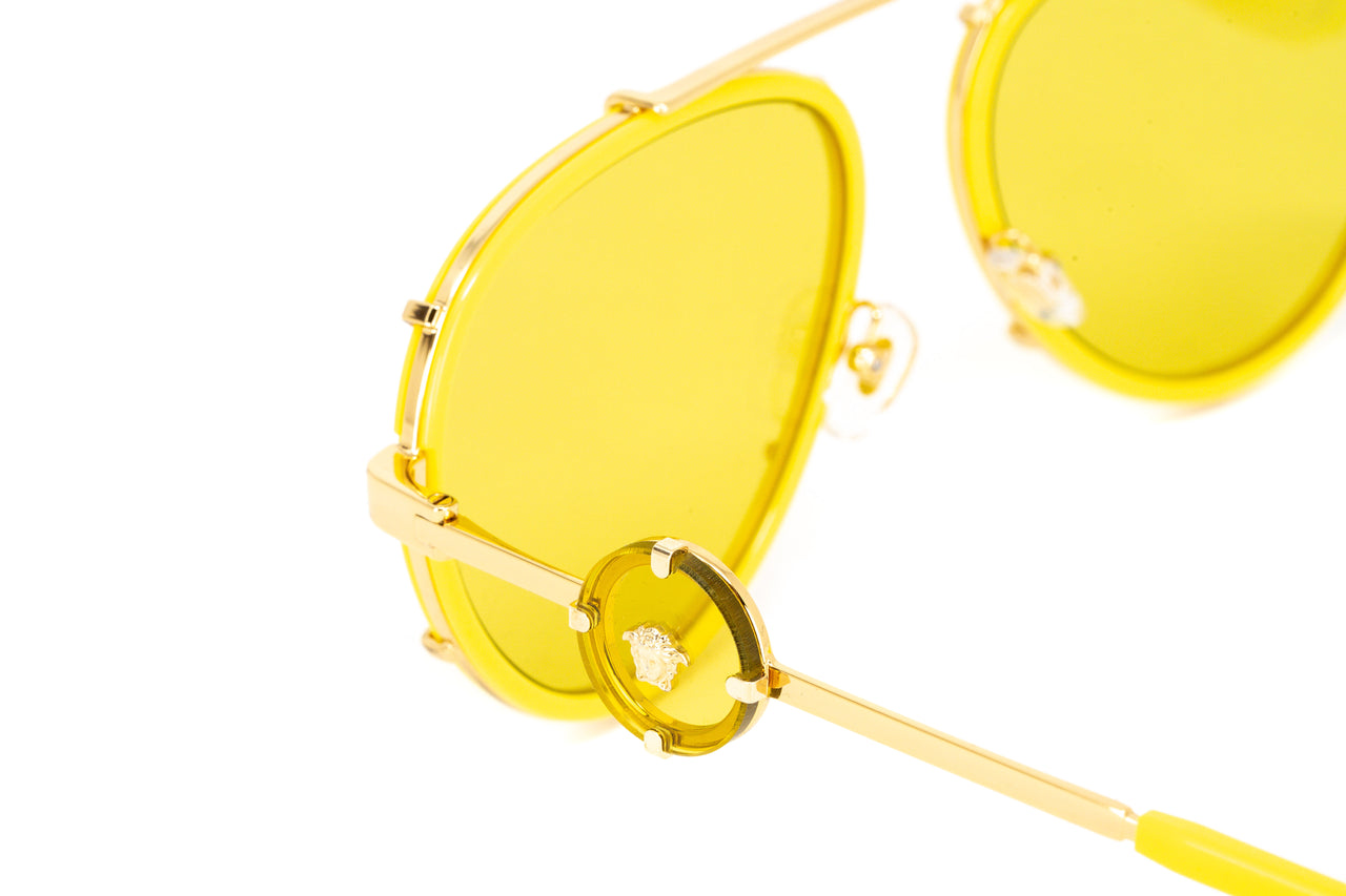 Versace Women's Sunglasses Pilot Yellow VE223214736D