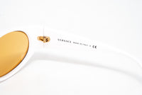 Thumbnail for Versace Women's Sunglasses Cat Eye White/Yellow VE4386 401/7