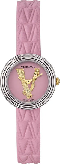 Thumbnail for Versace Ladies Watch V-Virtus Small Pink VET301021