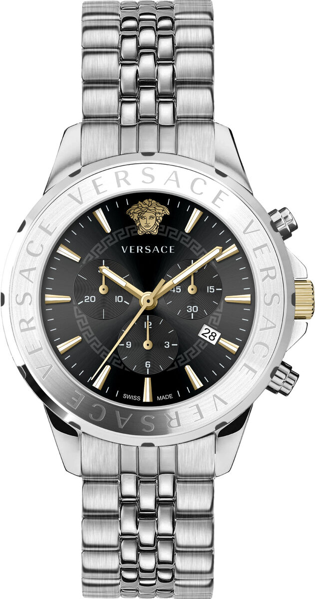 Versace Men's Watch Chrono Signature Black Bracelet VEV601523