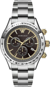 Thumbnail for Versace Men's Watch Chrono Classic Brown Bracelet VEV700419