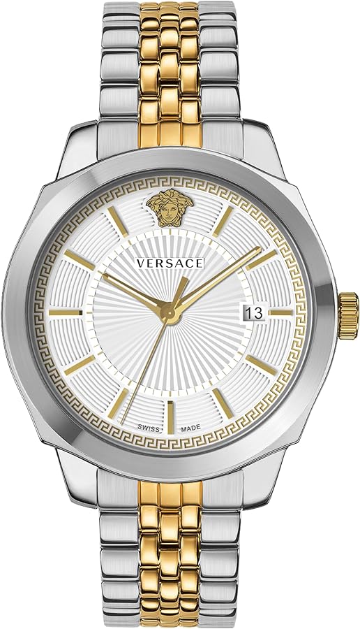 Versace Men's Watch Icon Classic White Two-Tone Bracelet VEV901223