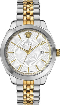 Thumbnail for Versace Men's Watch Icon Classic White Two-Tone Bracelet VEV901223