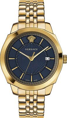 Versace Men's Watch Icon Classic Blue Gold Bracelet VEV901423