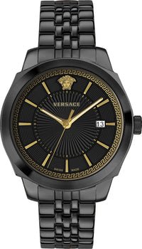 Thumbnail for Versace Men's Watch Icon Classic Black Bracelet VEV901823