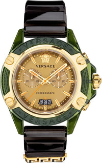 Thumbnail for Versace Unisex Watch Chronograph Active Military Green VEZ700321