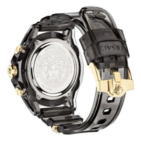 Thumbnail for Versace Icon Active Chronograph Men's Black Gold Watch VEZ700421