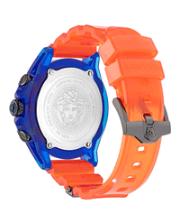 Thumbnail for Versace Unisex Watch Chronograph Active Blue Orange VEZ700922