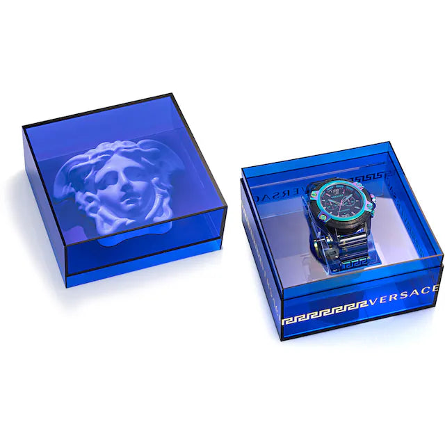 Versace Unisex Watch Chronograph Active Black VEZ701022