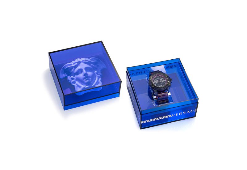 Versace Unisex Watch Chronograph Active Violet VEZ701423