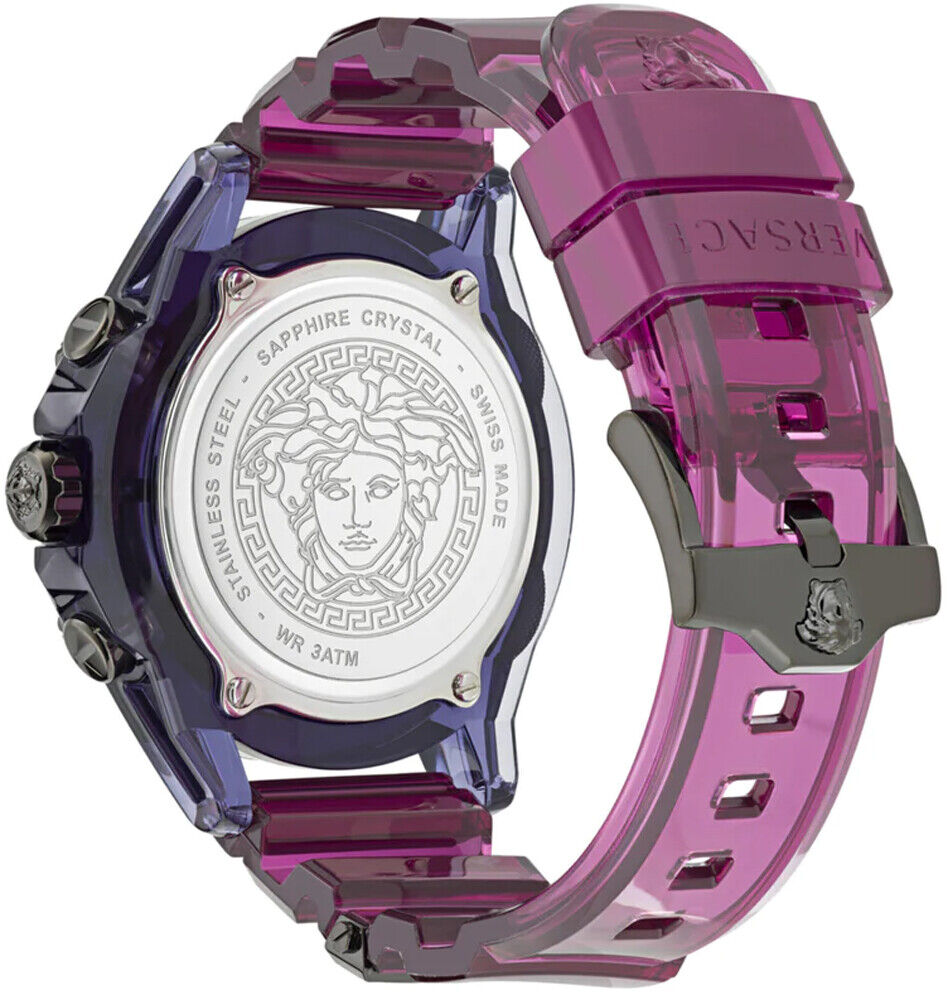Versace Unisex Watch Chronograph Active Violet VEZ701423