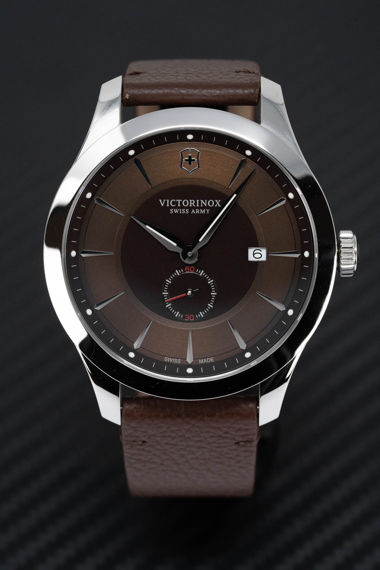 Victorinox Men's Watch Alliance Brown Leather 241766