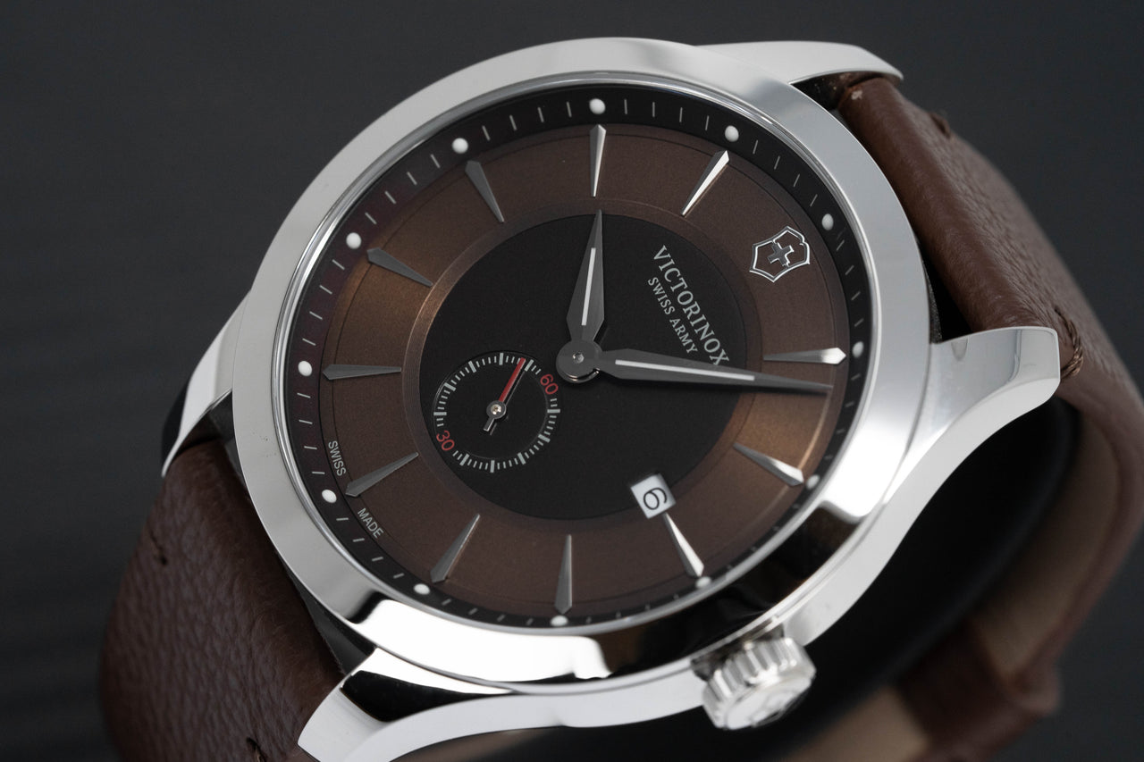 Victorinox Men's Watch Alliance Brown Leather 241766