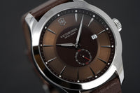 Thumbnail for Victorinox Men's Watch Alliance Brown Leather 241766